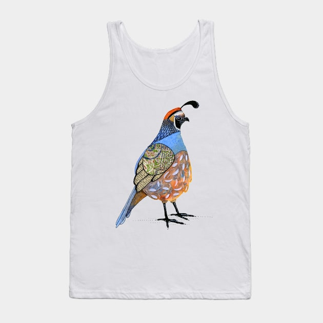 California Quail Tank Top by scatterlings